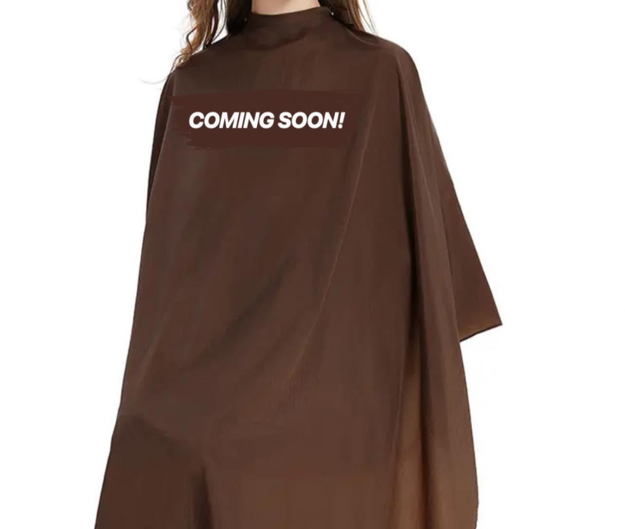 Brown waterproof cutting cape
