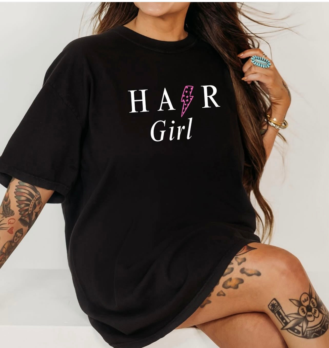 Hair Girl Oversized-Tee