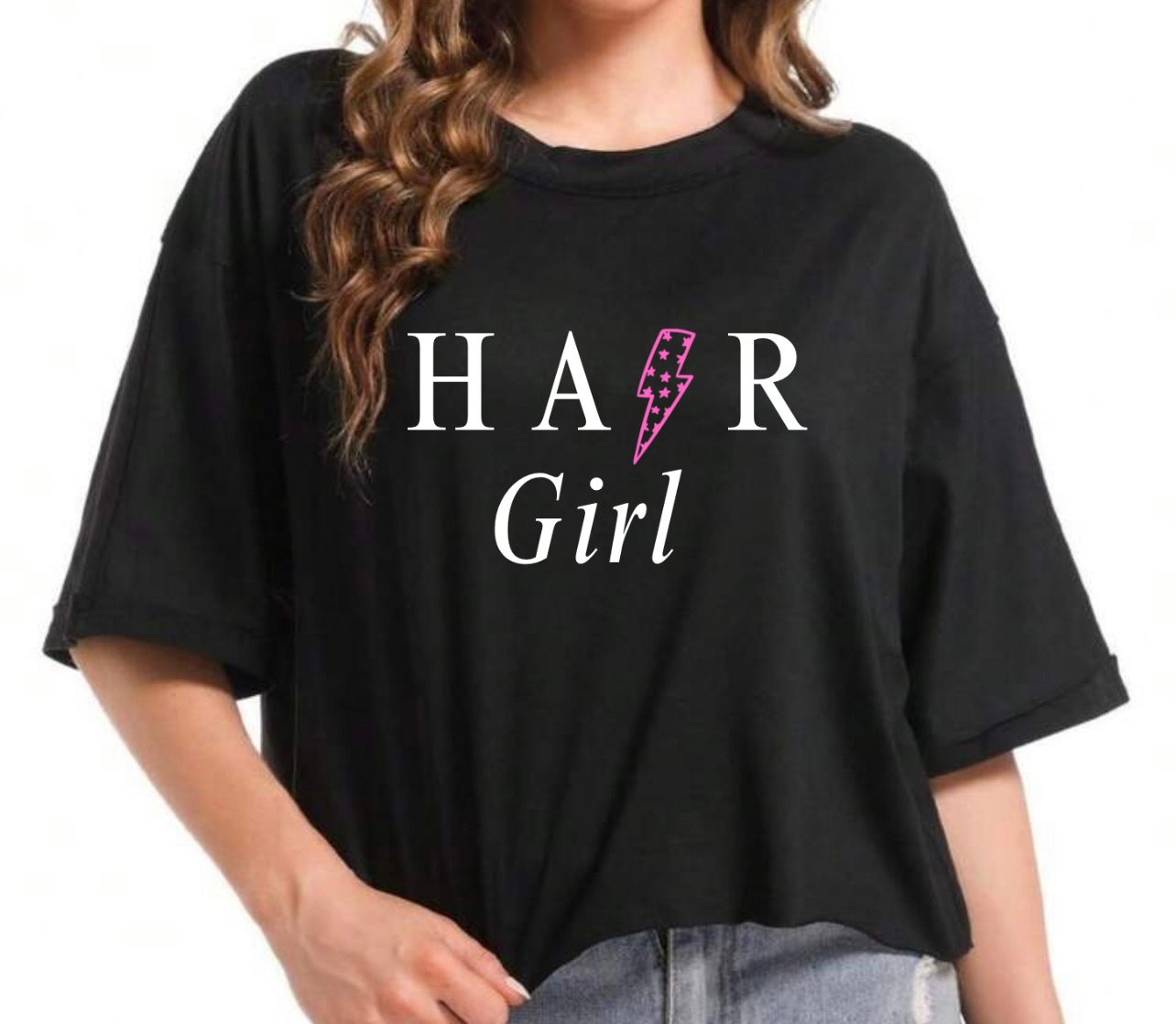 Hair Girl Crop Top Tee