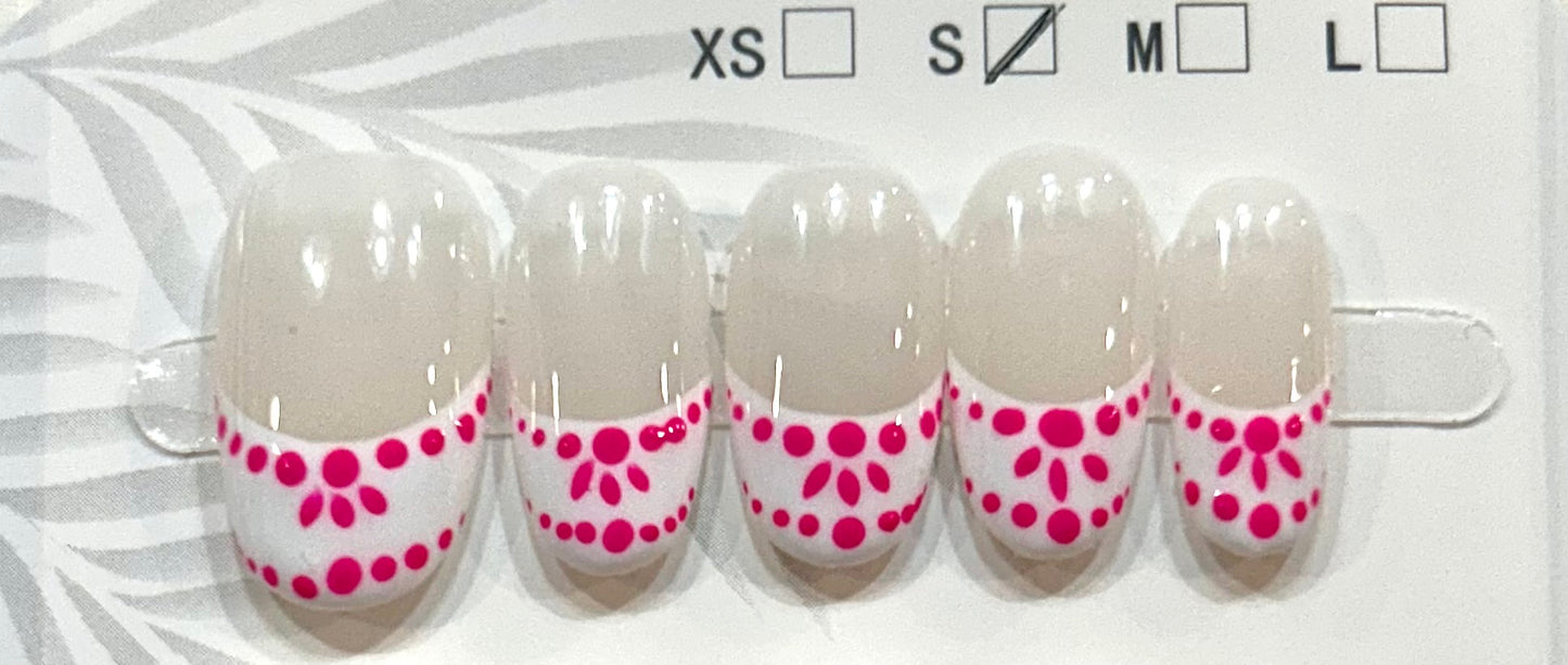 Acrylic Pink Talavera Nails