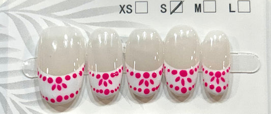 Acrylic Pink Talavera Nails